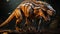 Bronzepunk Carnotaurus With Scorpion Tail - Unreal Engine 5 Dinosaur Model