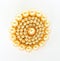 Brooch on white.