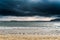 Brooding Storm at a beach