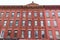 Brooklyn brickwall building facades in New York