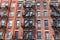 Brooklyn brickwall facades in New York US