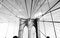 Brooklyn Bridge with a monochrome look