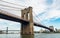 Brooklyn bridge over East River, Downtown Manhattan, NYC