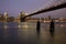 Brooklyn Bridge and Skyline of Manhattan