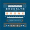 Brooklyn, bronx graphic vector illustration denim style vintage