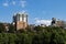 Brooklyn Heights Skyline with Green Trees in New York City during Summer