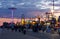 BROOKLYN, NEW YORK - MAY 31 Coney Island Boardwalk with Parachute Jump in the background