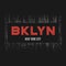 Brooklyn t-shirt and apparel design with grunge effect