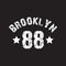 Brooklyn -  Vector illustration design for banner, t shirt graphics, fashion prints, slogan tees, stickers, cards, posters