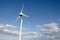 Brooklyn wind turbine on windy day, wellington