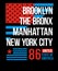 Brookyn Vector typography varsity