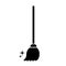 Broom clean vector icon
