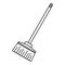 Broom icon, outline style