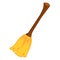 Broom isolated illustration