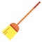 Broomstick icon. Traditional dust floor cleaning tool