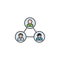 brotherhood friends outline icon. Elements of friendship line icon. Signs, symbols and vectors can be used for web, logo, mobile