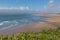 Broughton Bay beach sea and waves the Gower peninsula South Wales UK near Rhossili beach