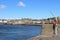 Broughty Ferry waterfront on River Tay, Scotland