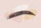 Brow studio logo. Sable style eyebrows. Permanent make-up and lamination. Linear vector Illustration in trendy