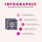 Brower, Internet, Web, Globe Infographics Presentation Template. 5 Steps Presentation