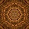 Brown Abstract Mandala Kaleidoscope texture