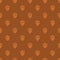 Brown acorn oak seamless pattern, nuts background illustration - Vector