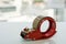 Brown adhesive tape with dispenser