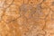 Brown adobe clay wall texture background. Material construction.