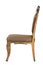 Brown antique chair retro style louis