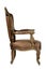 Brown antique chair retro style louis