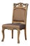 Brown antique chair retro style louis isolated