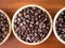 brown arabica coffee bean roast 3 level medium to dark different taste seed caffeine espresso drink food cafe beverage Chiang Rai