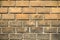 brown art retro background from old brick wall