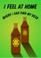 Brown beer advert