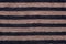 Brown and black striped pattern cotton polyester fabric textured