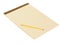 Brown Blank Notepad with Pencil