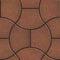 Brown Brick Pavers. Seamless Texture.