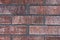 brown brickwall background with brick texture revetment