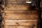 Brown burnt wall of house of wooden planks with embossed texture. background for copy space. concept of loss of real estate or