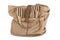 Brown canvas purse