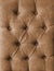 Brown capitone velours textile decoration with buttons