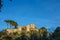 Brown Castle in Portofino, Genoa, Italy.