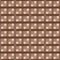 Brown cell vector seamless pattern