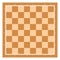 Brown Chess Board Top View With Algebraic Notation Vector Illustration. Chessboard Tile