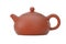Brown Chinese Traditional Clay Teapot. 3d Rendering