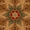 Brown Christmas Abstract Mandala Kaleidoscope texture