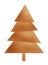 Brown christmas tree