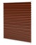 Brown classic pleated curtain. Chocolate color