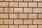 Brown clinker bricks