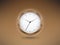 Brown clock background vector